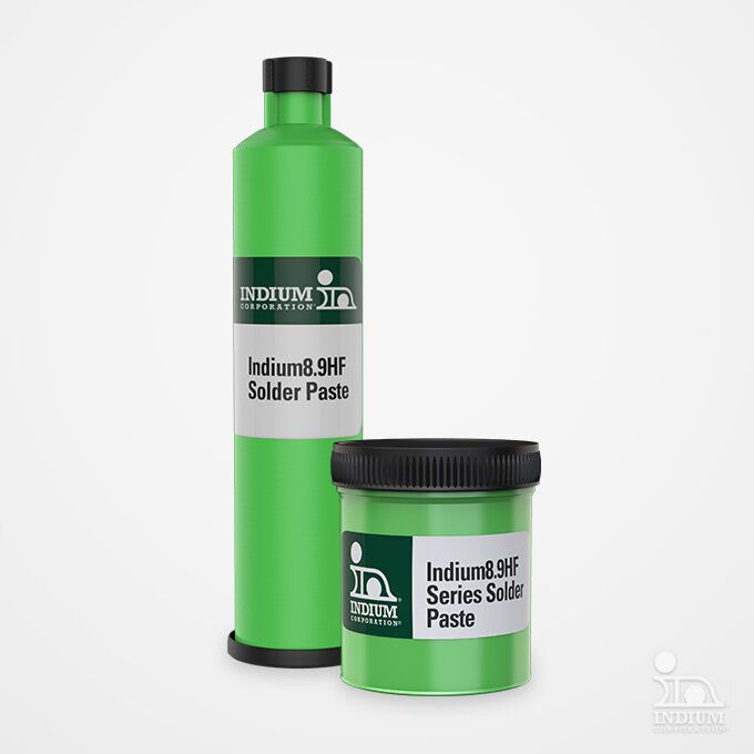 Indium 8.9HF Series | Solder Paste | Solders